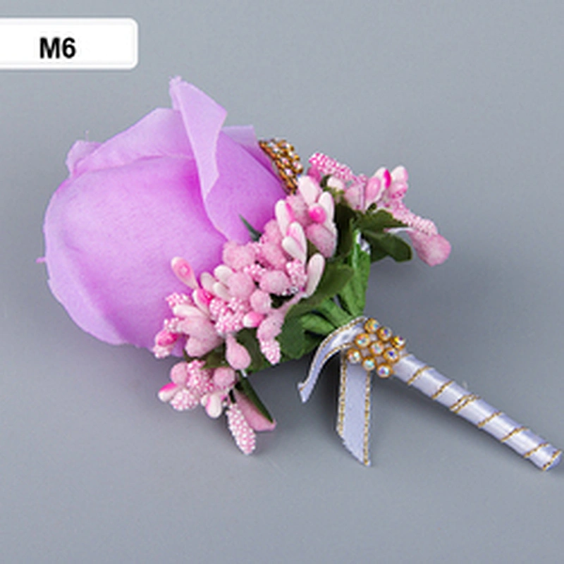 Designer Brooches And Pins Fashionable Wedding Boutonniere Flower Wedding Custom Logo Lapel Pin Packaging