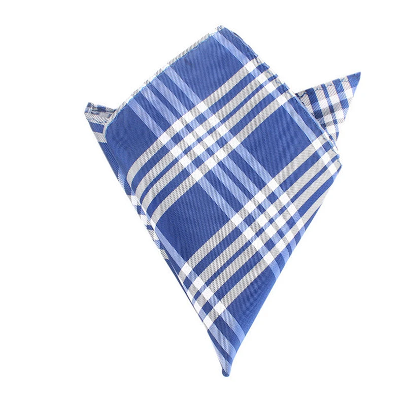 silk woven handkerchief green jacquard oem pocket square handkerchief for men WPS019