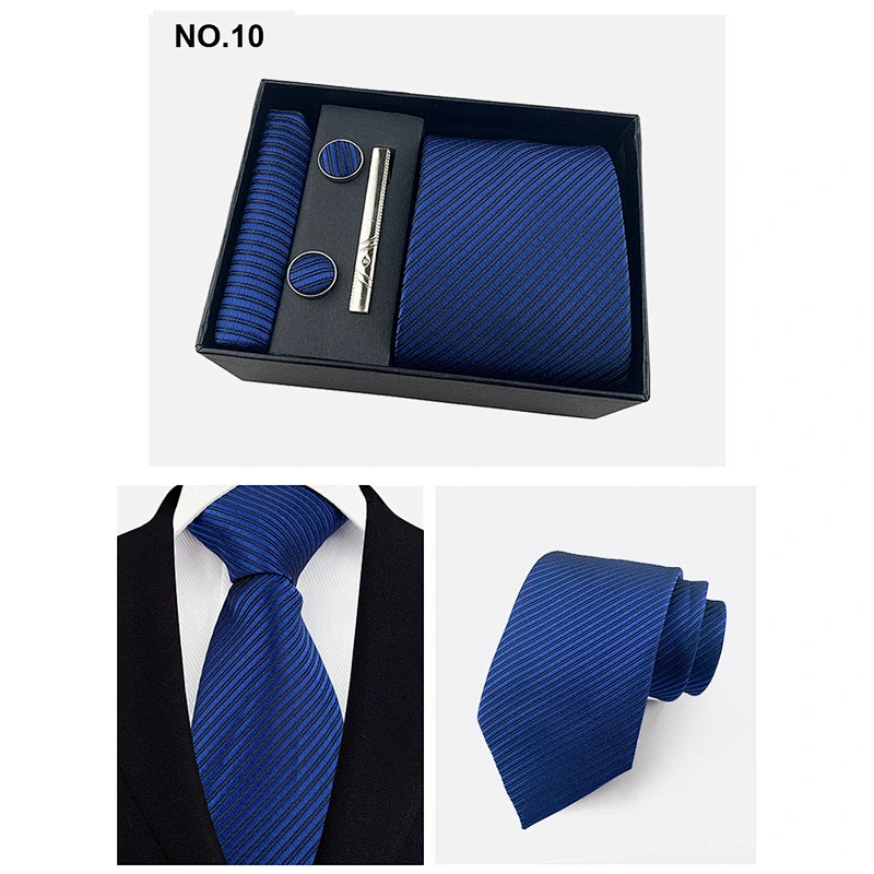 Fashion Mens Custom Business Cufflinks And Ties Gift Set