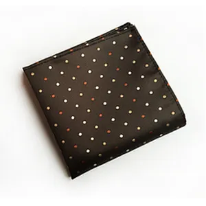 Customised Pocket Squares  Dot Men's Woven Handkerchief In Gift Box