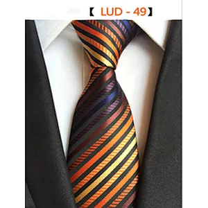 Wholesale Silk Necktie Set Gift Box Casual Grid Gravata Masculina Polyester Woven Neck Ties For Men