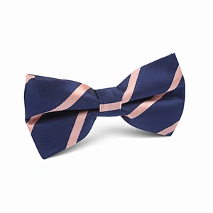 fashion stylish yellow striped bow ties for father and son