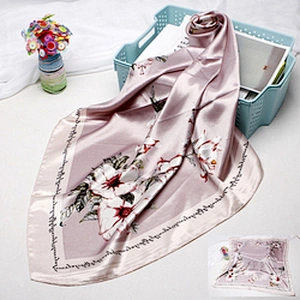 Supplier Tudung Bawal Printed Stylish Scarf For Women Silk Custom Under Hijab Headscarf