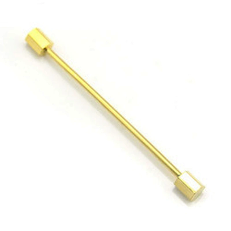 Stock Metal Brass High Quality Fashion Custom Shirt Collar Pin For Men