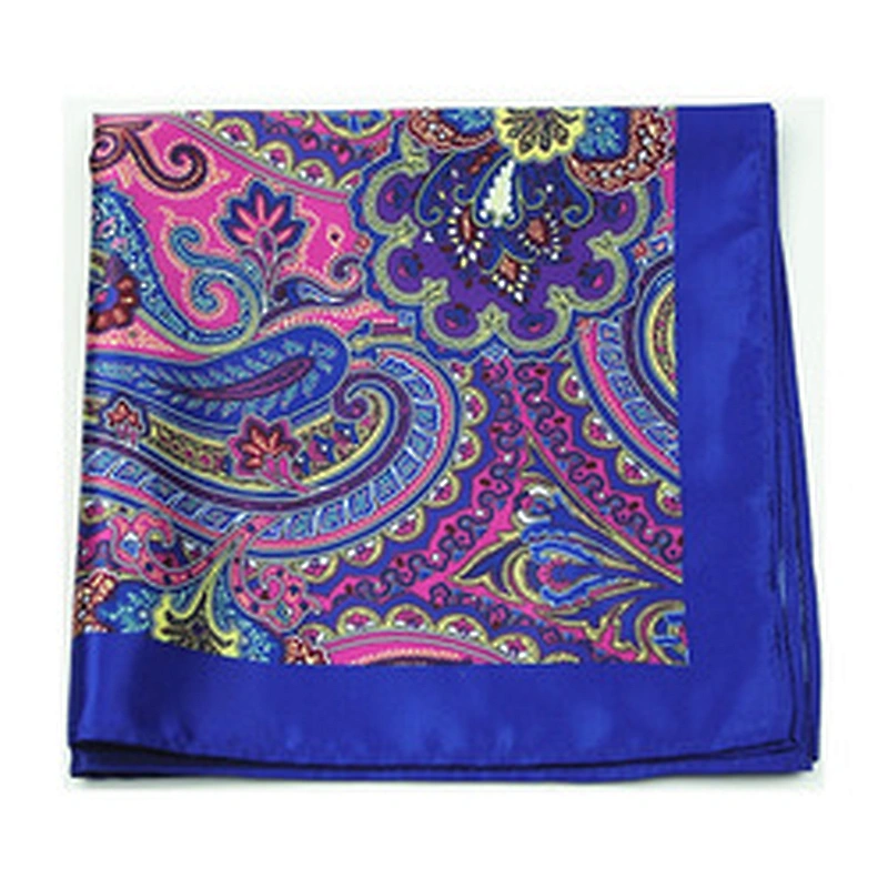 paisley handmade microfiber pocket square handkerchief wedding dress