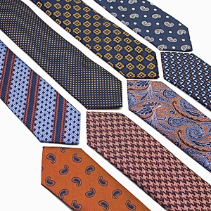 Casual Ties Men Custom Logo Classic Paisley Neck Ties For Men Italian Wedding Necktie Party Gravatas Estampadas