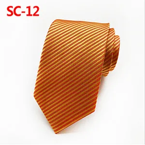 Custom Neckties Men Simple Solid Twill Corbatas Hombres Luxury Ties Men Custom Logo Jacquard Woven