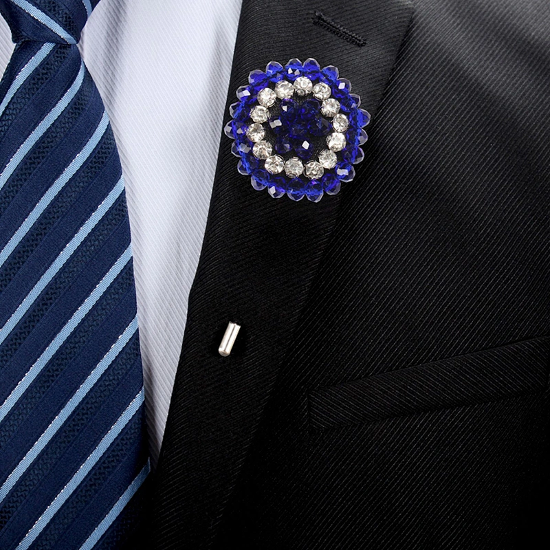 fashionable men's lapel pins personalised corsage flower designer brooches and pins pins