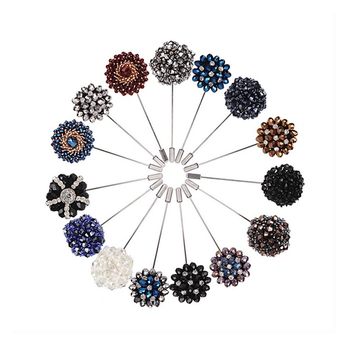 fashion flower lapel pin JSLP038