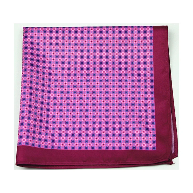 Small Hanky New Spring Pocket Square Attractive Pocketsquare Microfiber Men 100% Polyester Custom Logo Printed FREE