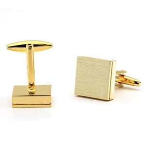 wholesale fashion mens elegant black square cufflinks