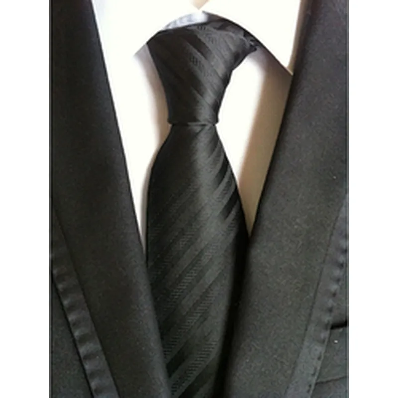 Wholesale Gravata Masculina Luxury Jacquard Woven Mens Neck Tie Set Stripe Ties For Men Italian