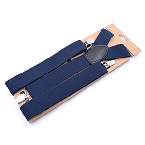 custom Adult 3 clip strap Y-type solid color boys suspenders strap clip