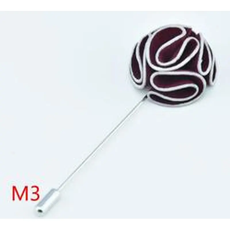 Fashionable Flower Lapel Pin Custom Wedding Pin Broches/p al por mayor Designer Hijab Magnet Magnetic Hijab Pins