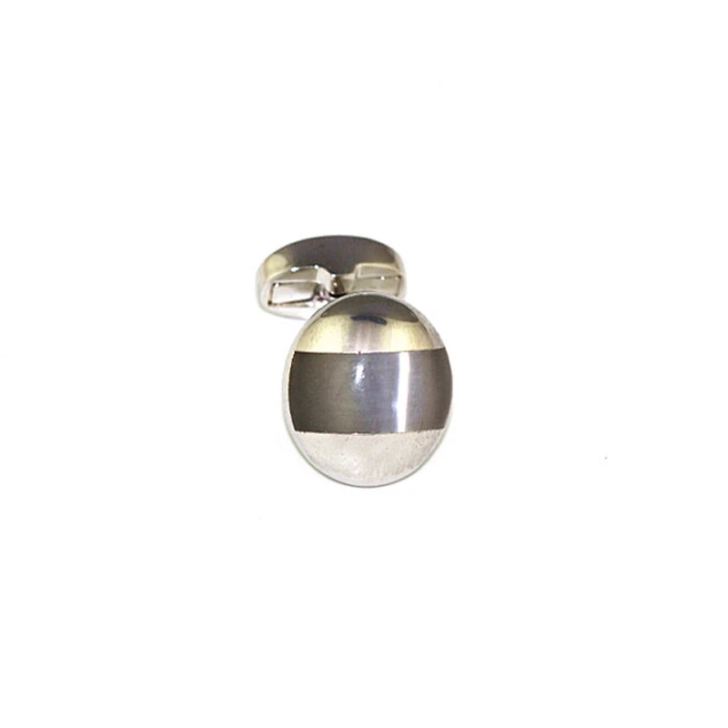 Custom wholesale black glass cufflinks shirts