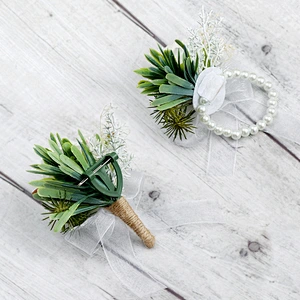 Designer Brooches Pins Women Customize Flower Wrist Corsage Fashionable Groom Boutonniere Flower Wedding