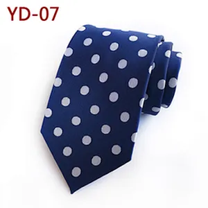 Custom Fashion Mens Ties Necktie Dot Cravates Pour Hommes Polyester Jacquard Ties For Men Italian