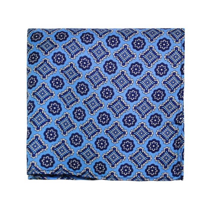 100% Silk Men's Printing Pocket Squares Handkerchief Business Gift