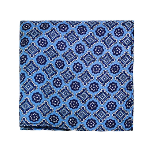 100% Silk Men's Printing Pocket Squares Handkerchief Business Gift