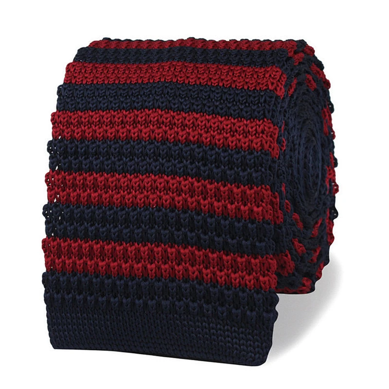Wholesale High Quality 100%silk Knitted Tie 100% Silk Party