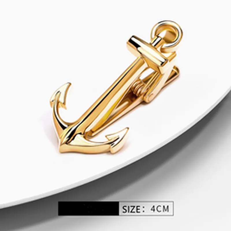 Novel tie bar sword cufflinks and tie clip gift box set gold tie pins for men