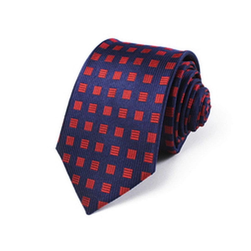 Custom Silk Ties For Men Italian Sublimation Neckties Silk Wholesale Jacquard Dot Cravate pour homme