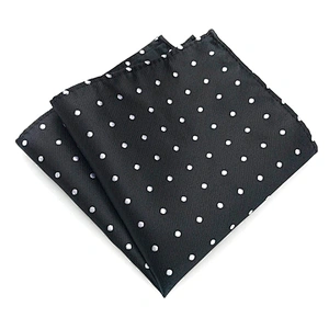 Enbroidered Hanky Customised Pocket Square Dot Men's Handkerchief In Gift Box Luxury Einstecktuch panoletas