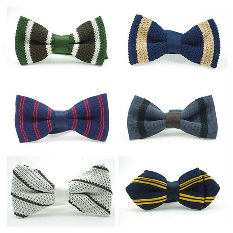 Fashion Silk knitted Bow tie Custom Bow Tie In Good Quality