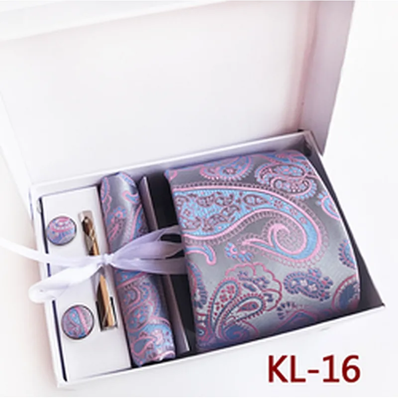 Custom Tie Clip Set Men Fashion Pince Cravate Casual Tie Pins For Men Necktie Hanky Cufflinks Set With Gift Box