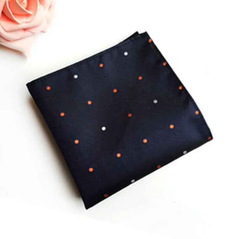 Customised Pocket Squares  Dot Men's Woven Handkerchief In Gift Box