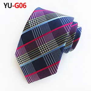 Luxury Necktie Mens Paisley Stripe Cravate Pour Homme Polyester Woven Neck Ties For Men Italian