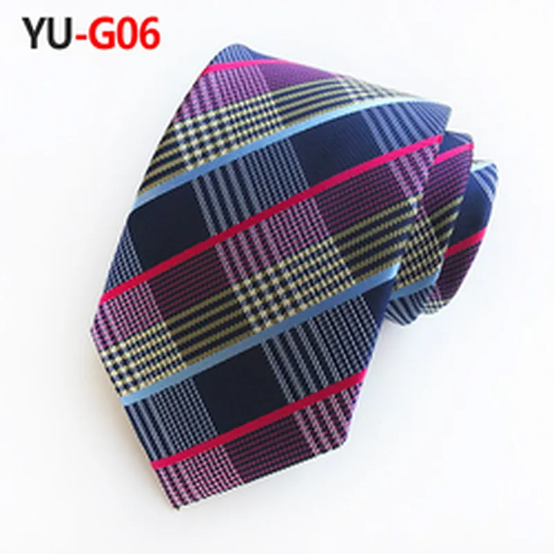 Luxury Necktie Mens Paisley Stripe Cravate Pour Homme Polyester Woven Neck Ties For Men Italian