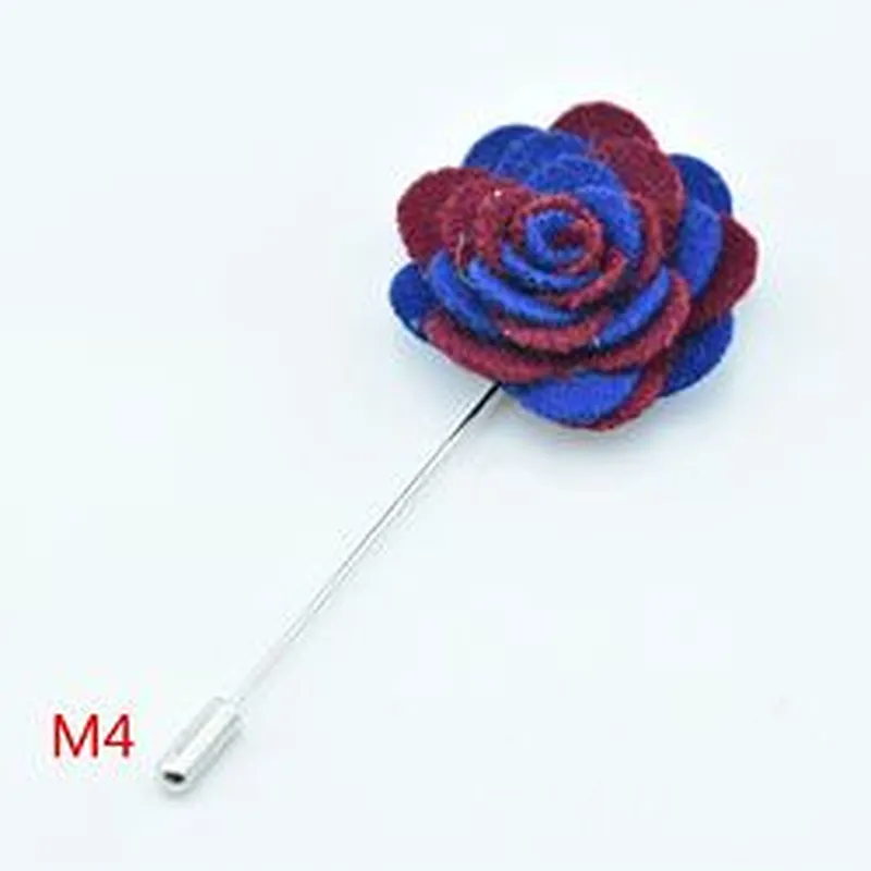 Designer Brooch Popular Brands Fashionable Wedding Corsage Flower Lapel Pins Mens Suit Custom