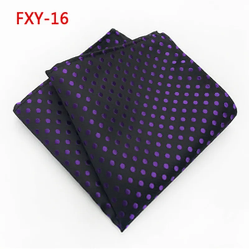 Luxury Einstecktuch panoletas Enbroidered Hanky Customised Pocket Square Dot Men's Handkerchief In Gift Box