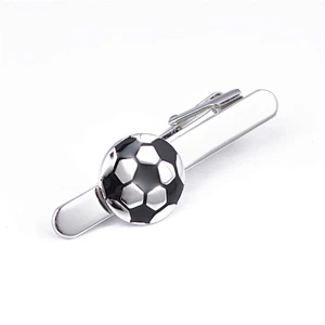 custom black enamel tie clip TB4129