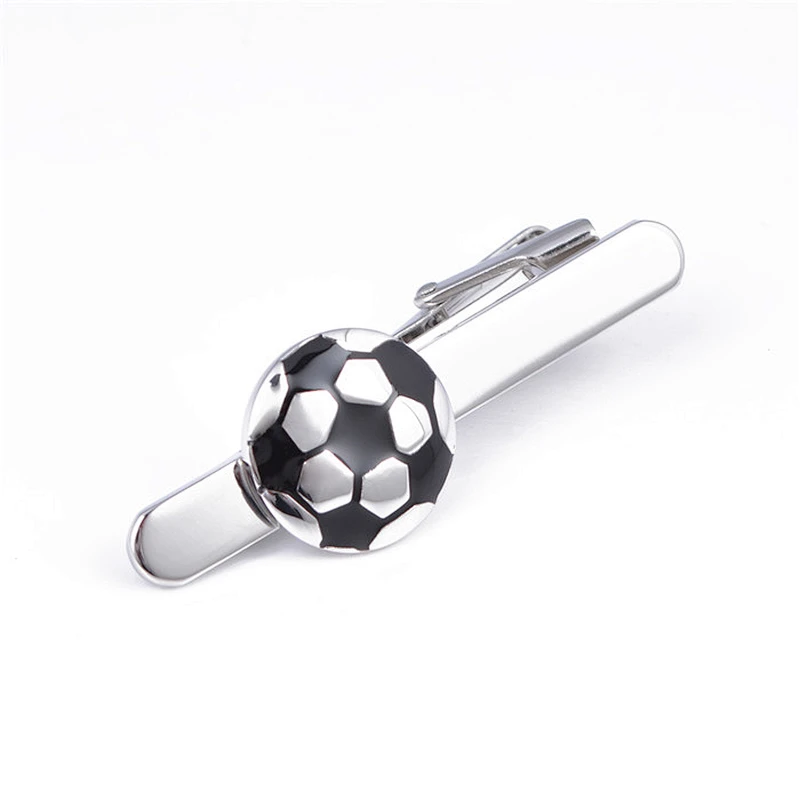 custom black enamel tie clip TB4129