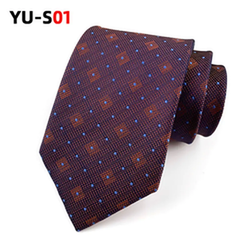 Custom Necktie Mens Fashionable Jacquard Dot Corbatas Hombres Wholesale Casual Cravate pour homme