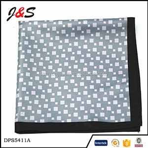 wholesale high quality custom pocket square 100 silk