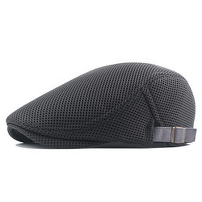 Hot Sale Newsboy Summer Beret Cap Mesh Beret Cap Stripes Flat Cap Vintage Ivy Hats
