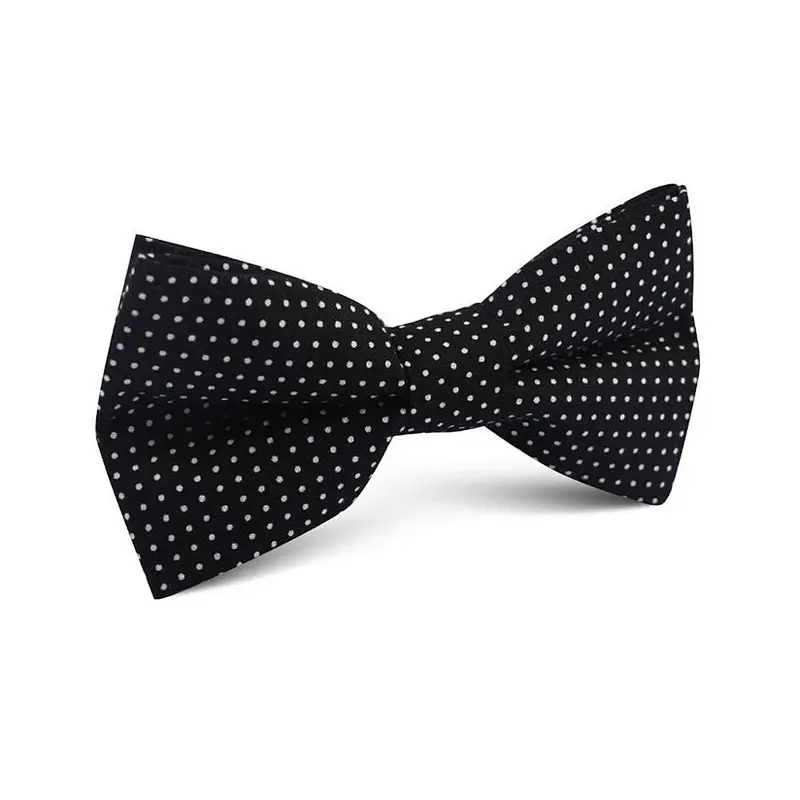 new style men's business dark blue chevron bow tie