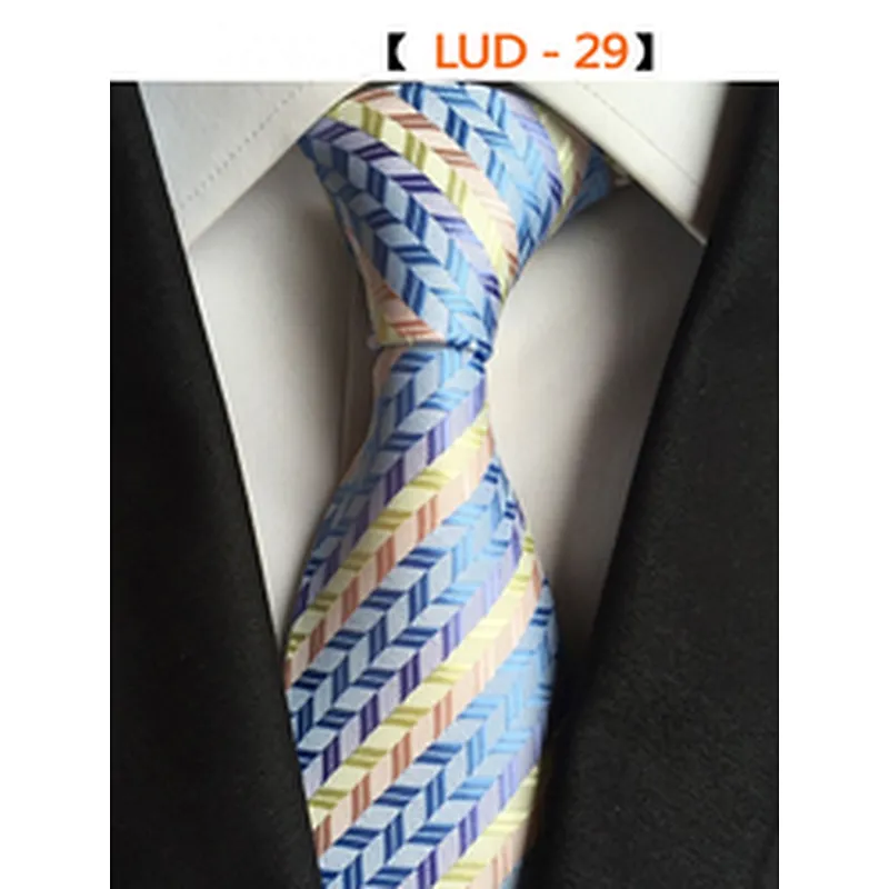 Custom Neck Ties For Men Fashion Gravata Masculina Casual Grid Silk Necktie Set Gift Box