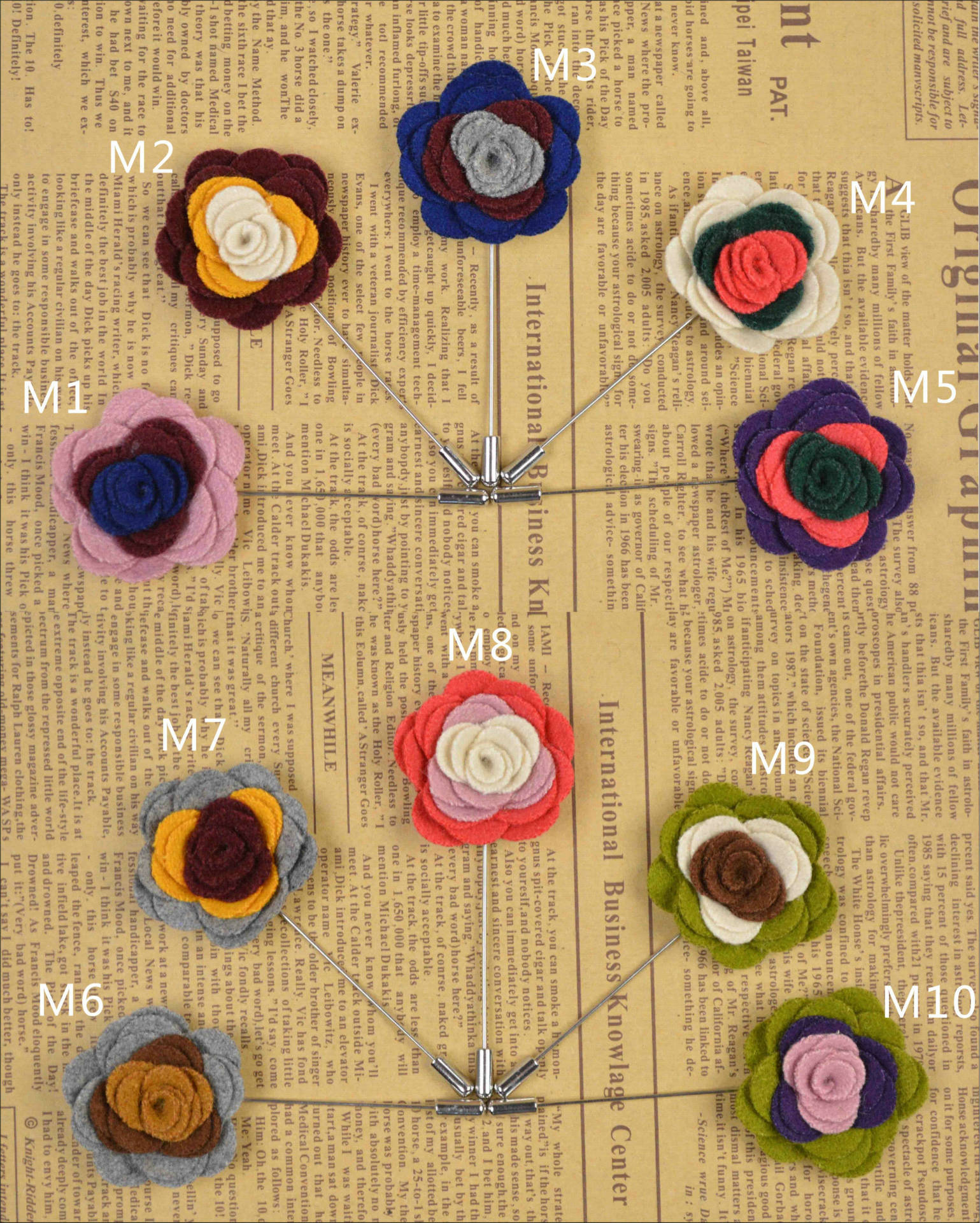 Custom Flower Lapel Pins Mens Suit Designer Channel Pins Brooches Men Popular Wedding Corsage Bracelet
