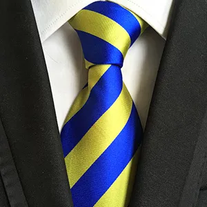 Wholesale Silk Necktie Set Gift Box Casual Grid Gravata Masculina Polyester Woven Neck Ties For Men