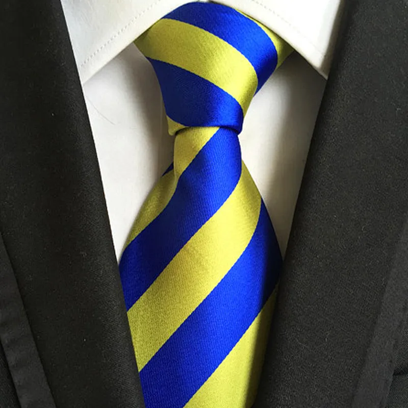 Wholesale Silk Necktie Set Gift Box Casual Grid Gravata Masculina Polyester Woven Neck Ties For Men