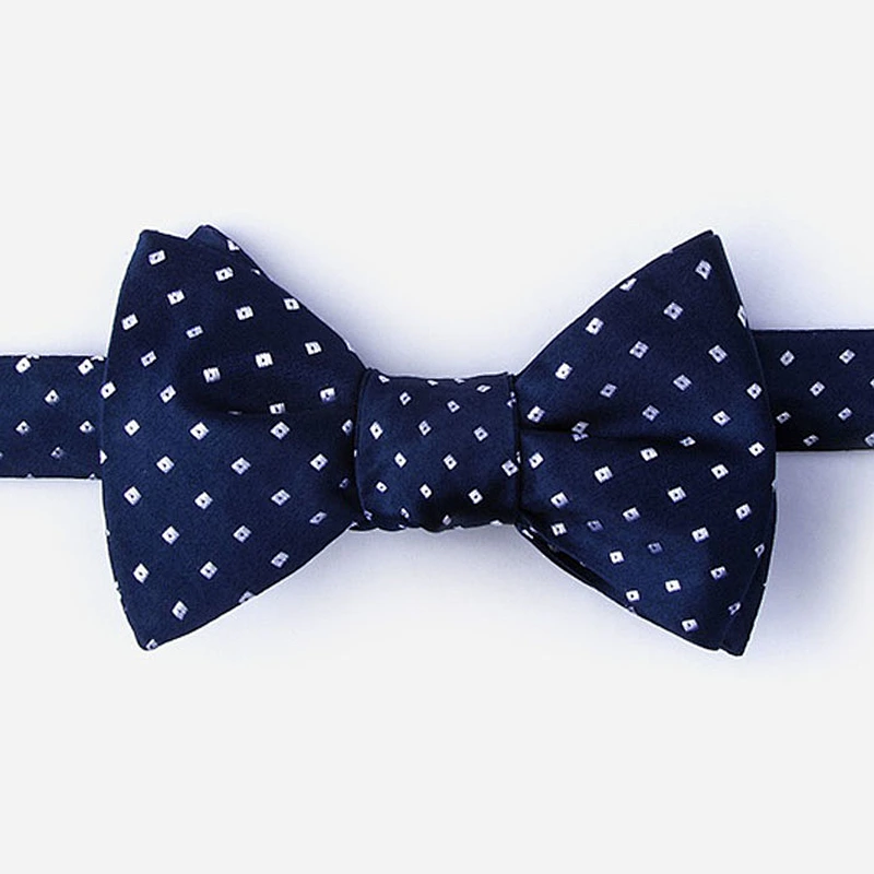 Bow Tie Burgundy Wedding Brand Polyester for Men Custom Designs Colorful Dobby Gift Box Set