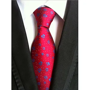 Custom Neckties Men Luxury Jacquard Cravate Homme Polyester Paisley Silk Ties