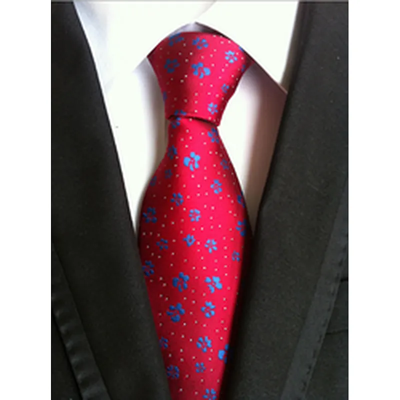 Custom Neckties Men Luxury Jacquard Cravate Homme Polyester Paisley Silk Ties