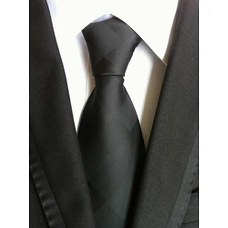 Wholesale Business Silk Ties Formal Stripe Silk Neckties Men Polyester Jacquard Woven Cravate Homme