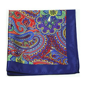 paisley handmade microfiber pocket square handkerchief wedding dress