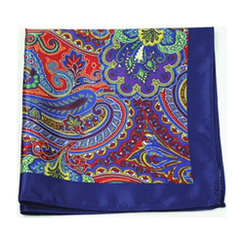 paisley handmade microfiber pocket square handkerchief wedding dress